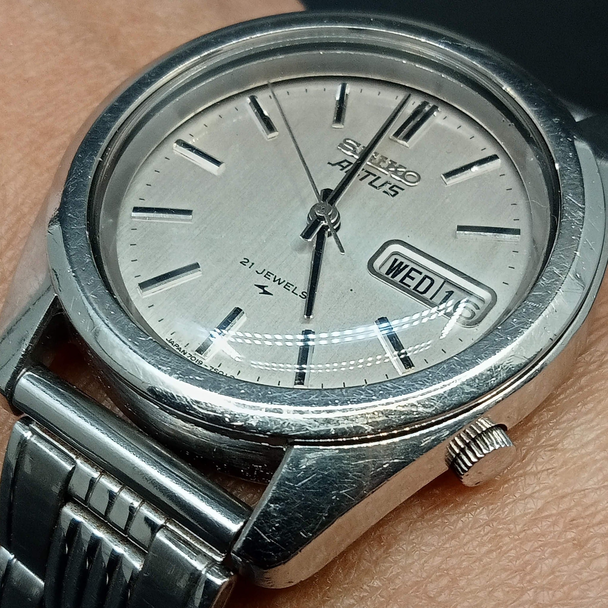 セイコー アクタス 7019-7430 ブルーダイヤル デッドストック