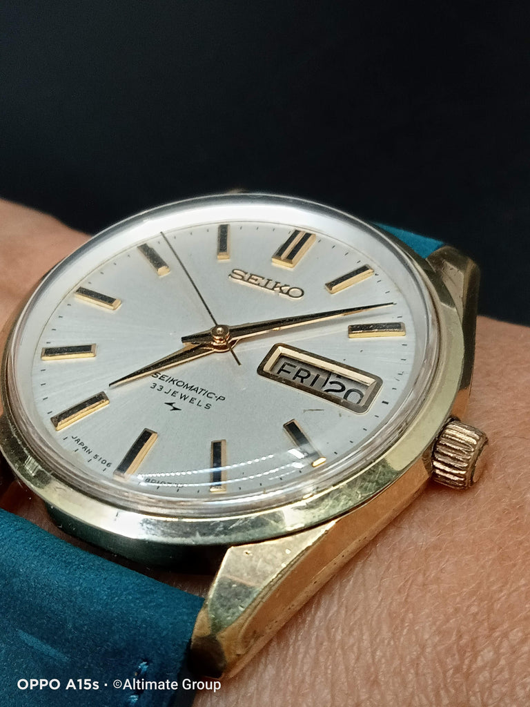 Birthday Watch April 1967! Seiko 5106-8010 Seikomatic-P DAINI JDM 33J Automatic Watch (OH)