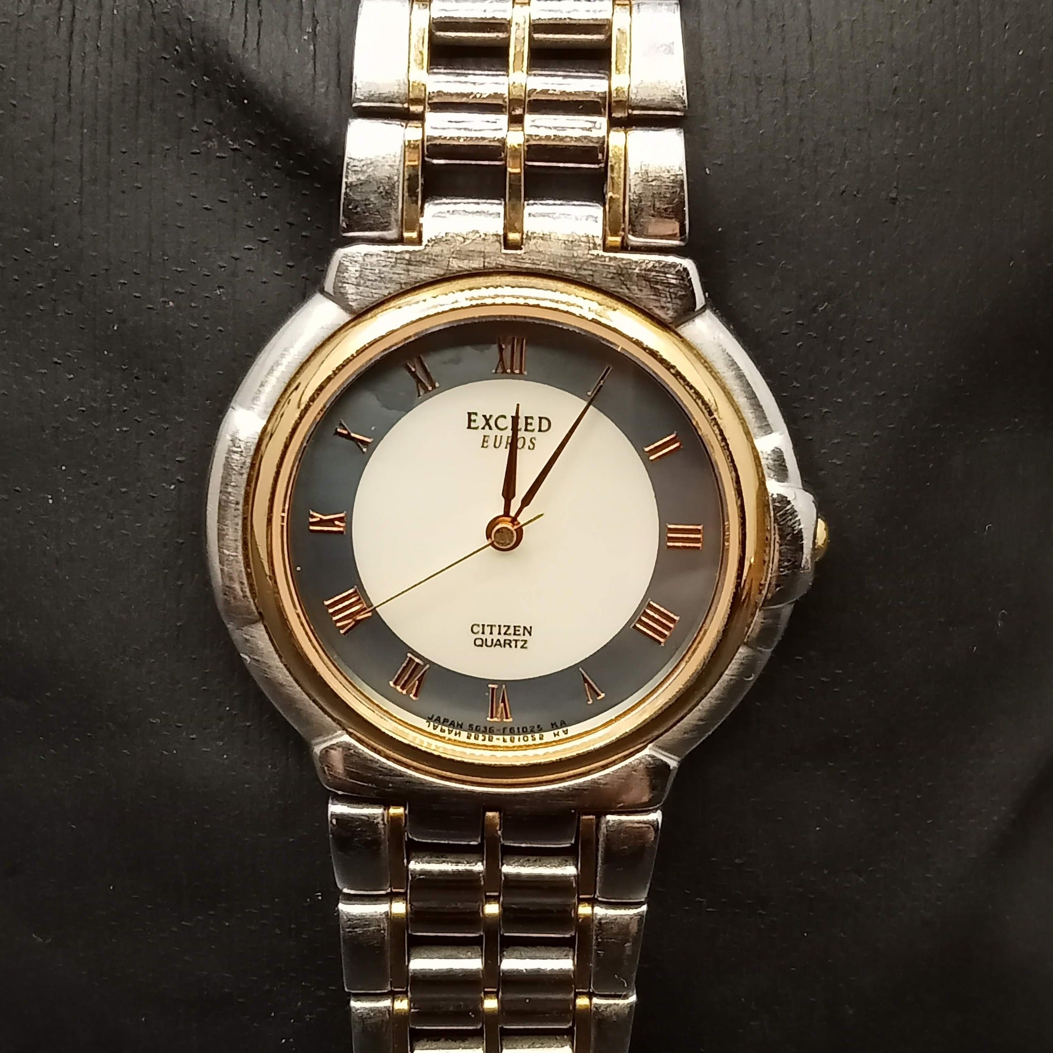 March 1992! Citizen Exceed Euros 5636-F60871 Quartz JDM Dress