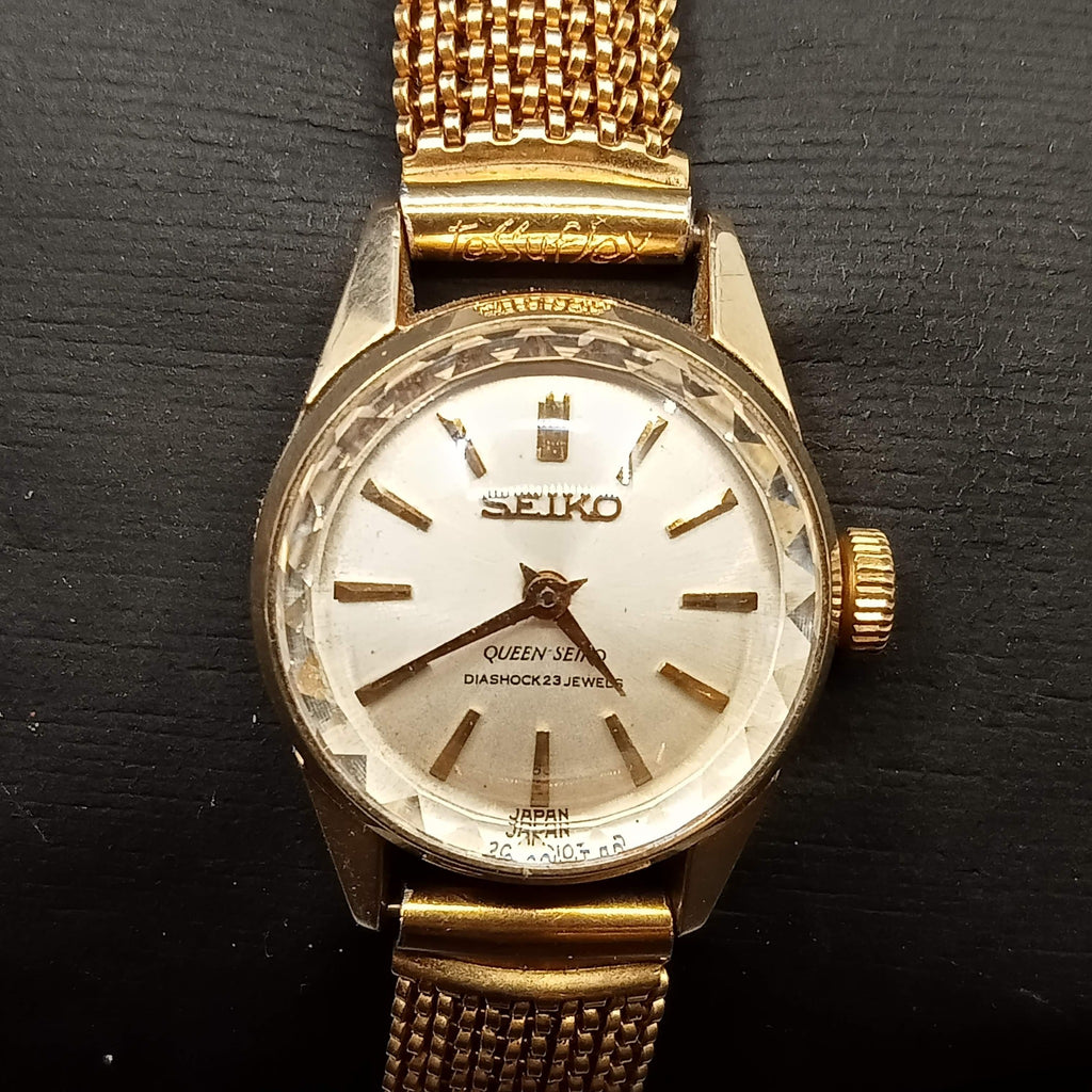 Birthday Watch December 1964! Seiko Queen 1020-0010 DAINI 23J Mechanical Watch (OH)