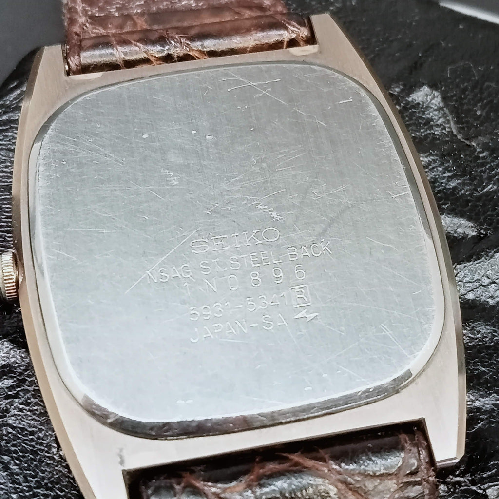 Birthday Watch November 1981! Seiko Dolce 5931-5341 Tank JDM DAINI