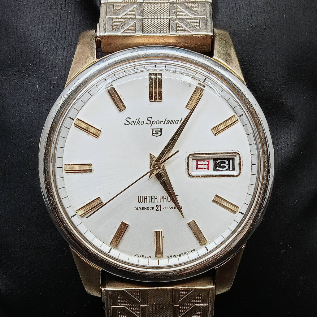 RESTORED! Birthday Watch November 1964! Seiko 5 Sportsmatic 6619-8990 Generation 1 JDM SUWA 21J Automatic Watch (OH)