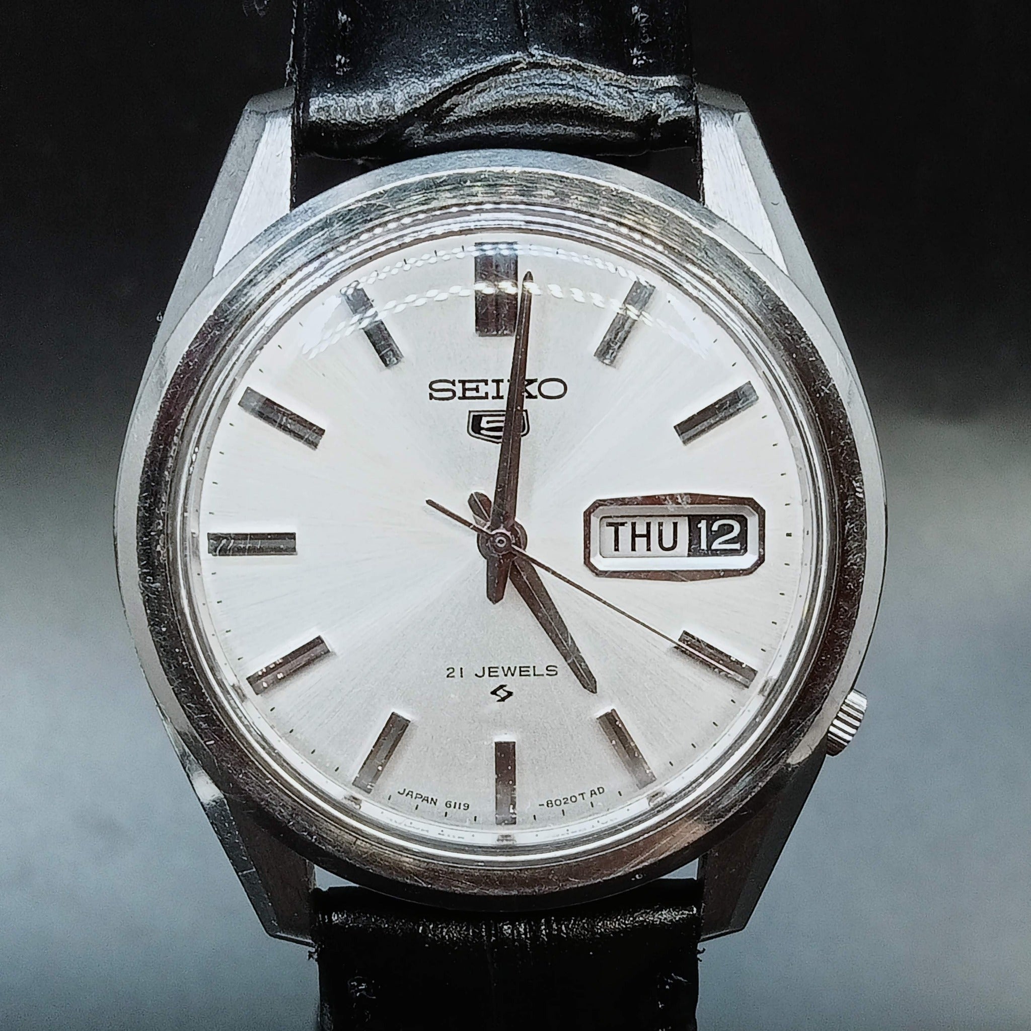 Birthday Watch March 1968! Seiko 6119A-8020 SUWA 21J Automatic Watch (OH)