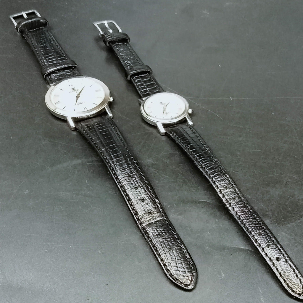 Circa 2000s Cyma Louis XV Men (725) / Lady (726Y) Set JDM Quartz