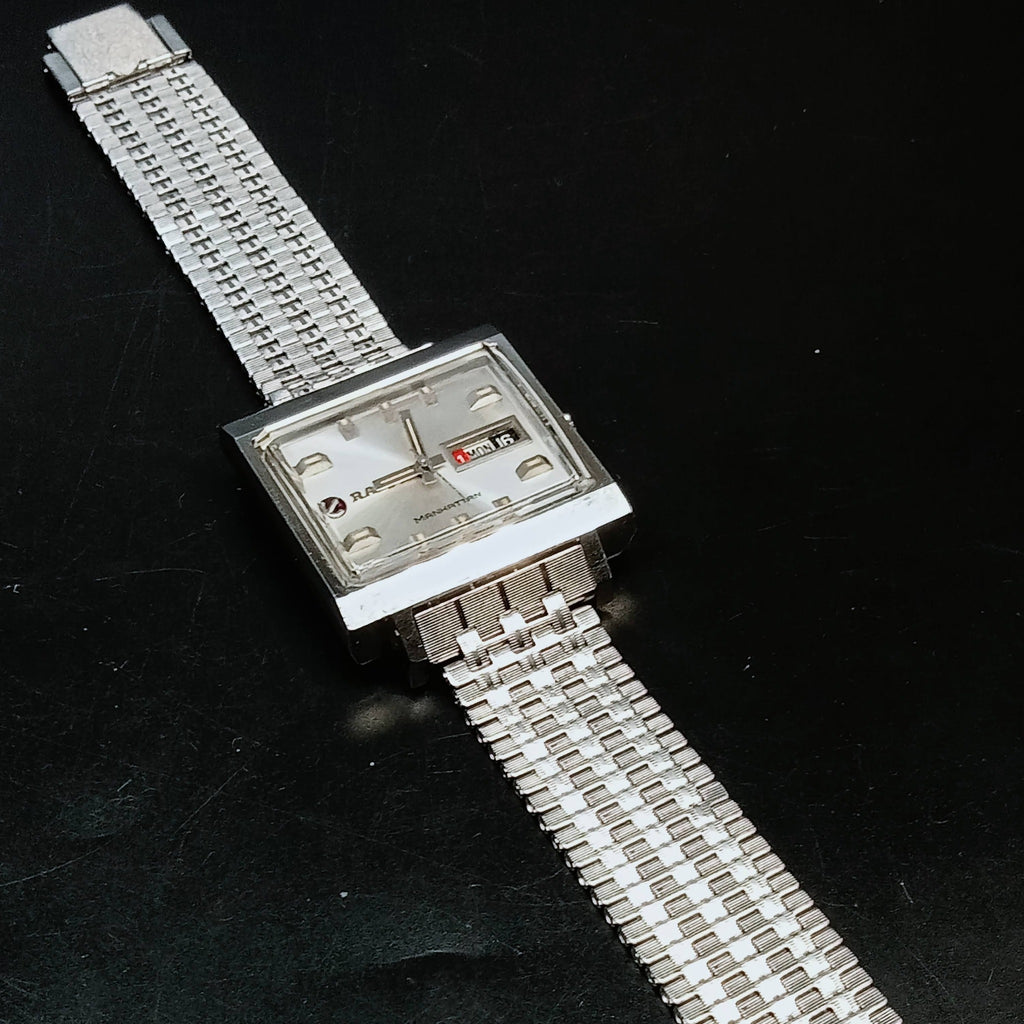 Collectible! Circa 1970s Rado Manhattan Cal AS-M1859 25J Automatic