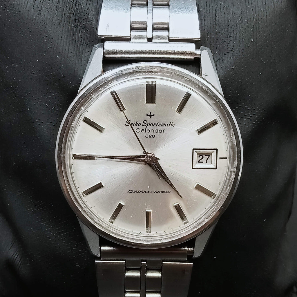 Birthday Watch August 1963! Seiko 820 Sportsmatic Calendar DAINI JDM 17J Automatic (OH)