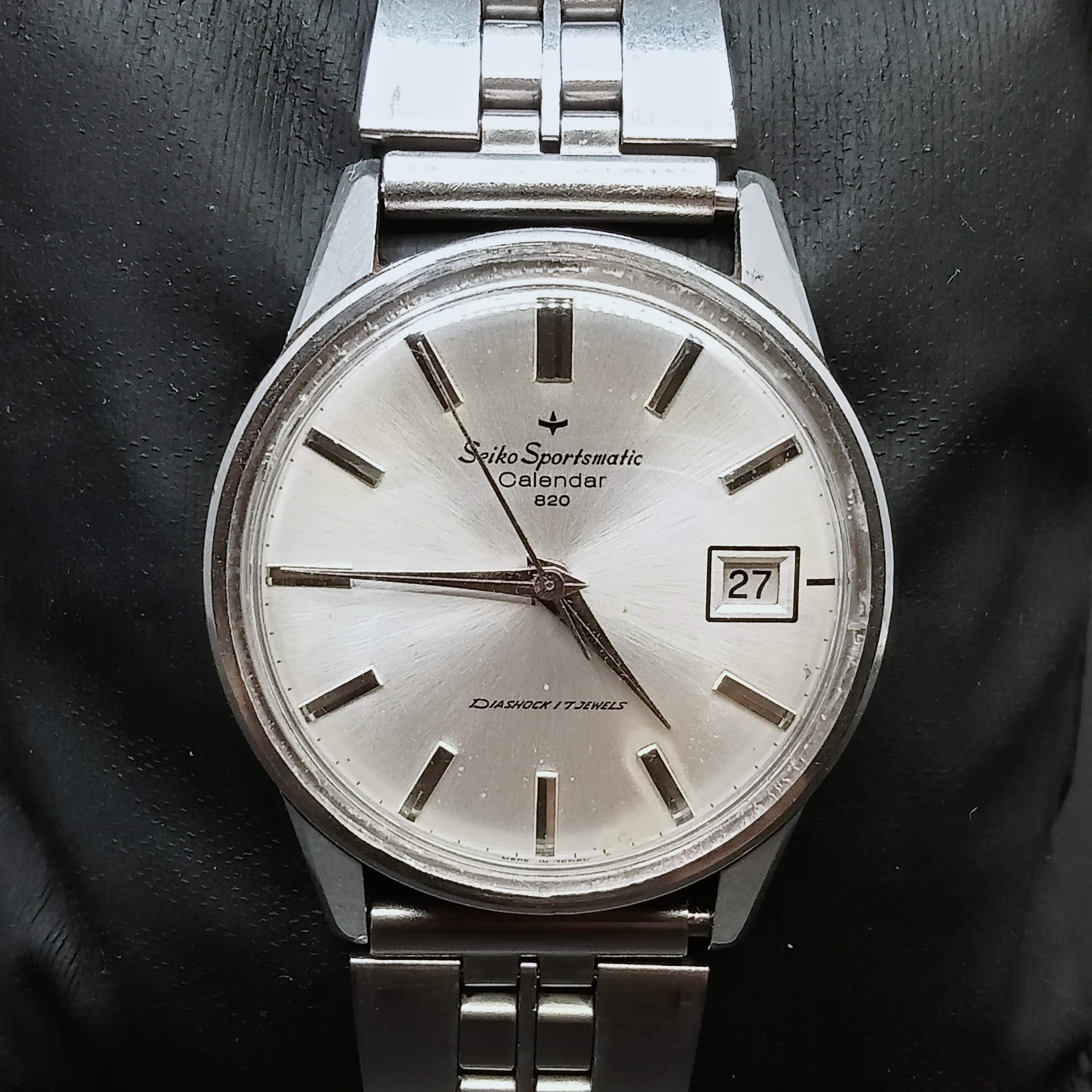 Birthday Watch August 1963! Seiko 820 Sportsmatic Calendar DAINI JDM 17J  Automatic (OH)