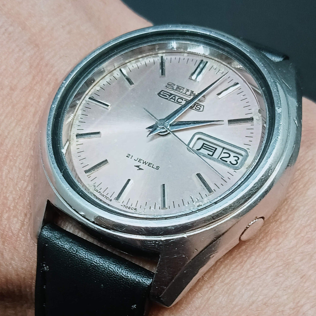 Birthday Watch September 1974 Seiko 5 Actus 7019-7060 DAINI 21J