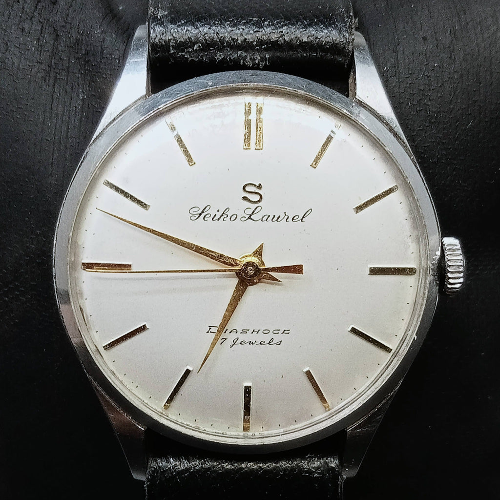 Collectible Circa December 1960 Seiko Laurel Seikosha J14038 JDM SUWA 17J Mechanical Watch (OH)