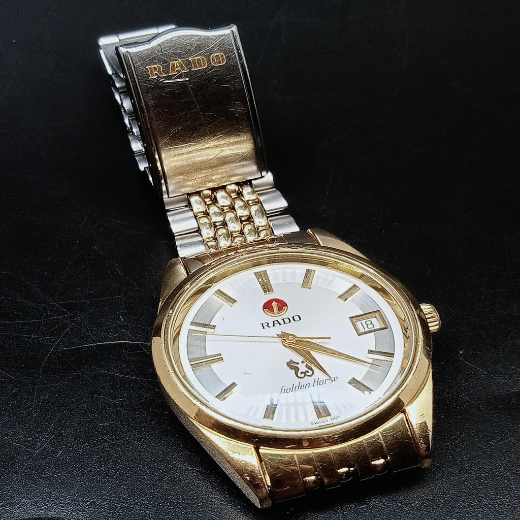 レア OH Rado Golden Horse Sapphire ETA2824 Rado Golden Horse Sapphire Men's Watch