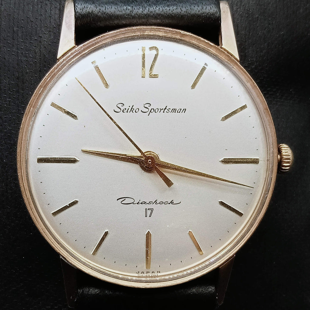 Birthday Watch March 1961! Seiko Cal 4361 (436) Sportsman 17J Gold-Filled Mechanical (OH)