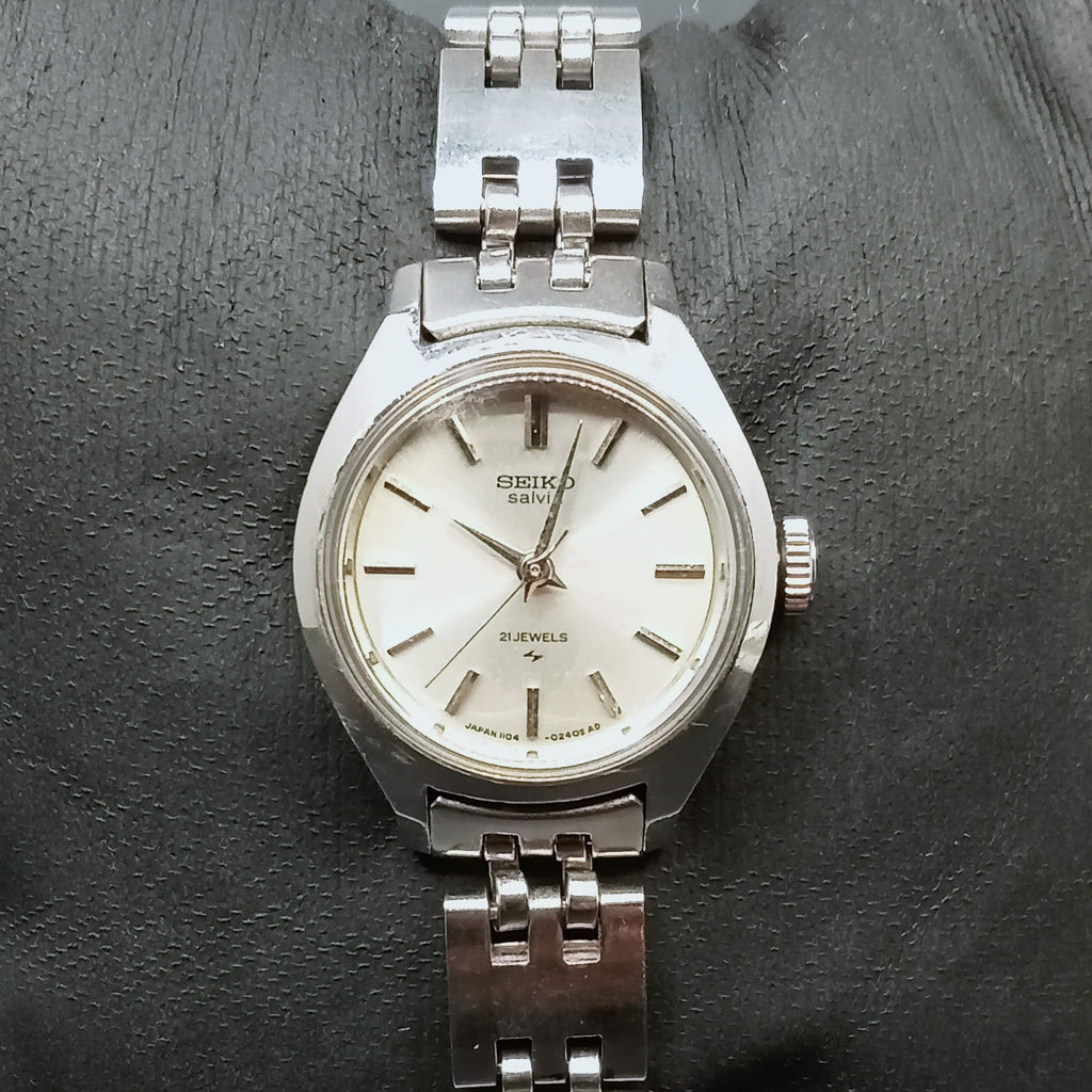 Collectible! Birthday Watch November 1969 Seiko Salvia 1104-0090 DAINI JDM 21J Mechanical Watch (OH)