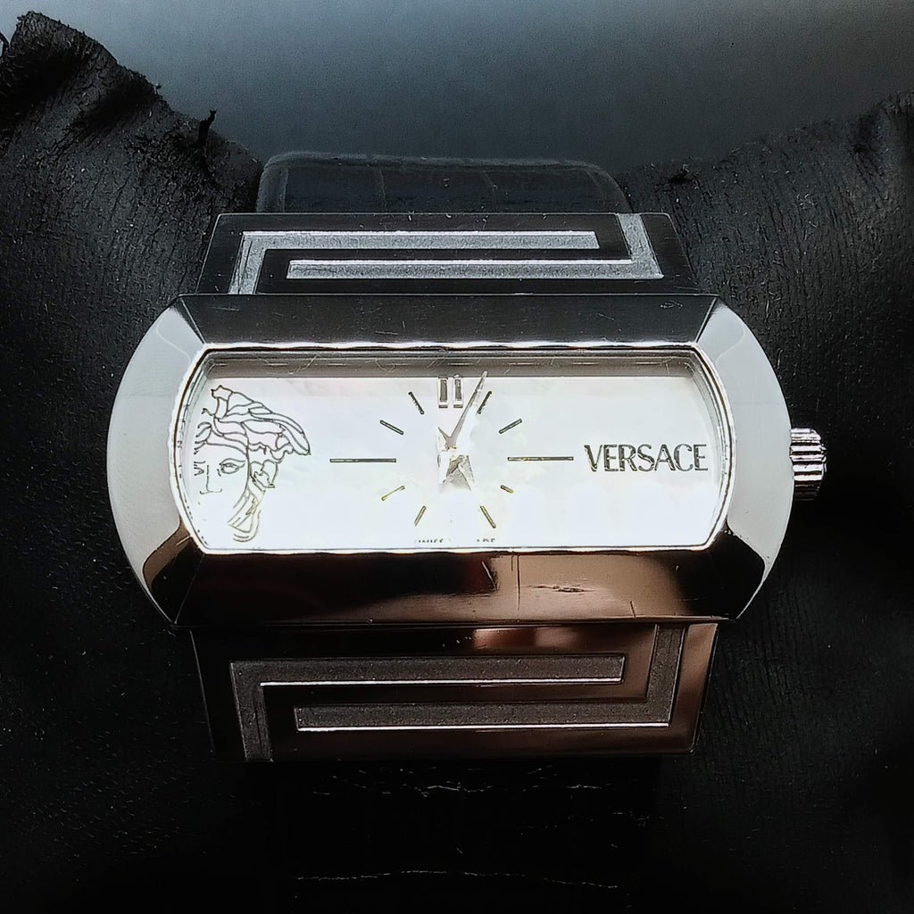 Versace PSQ99 Hippodrome Mother of Pearl Dial Quartz Watch (OH)