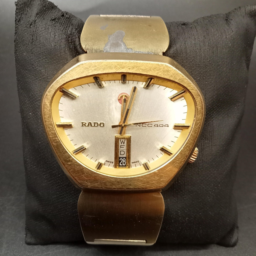 Collectible Circa 1970s! Rado NCC 404 Ref: 11927 "Cobra" Cal 2789 25J Automatic Watch (OH)