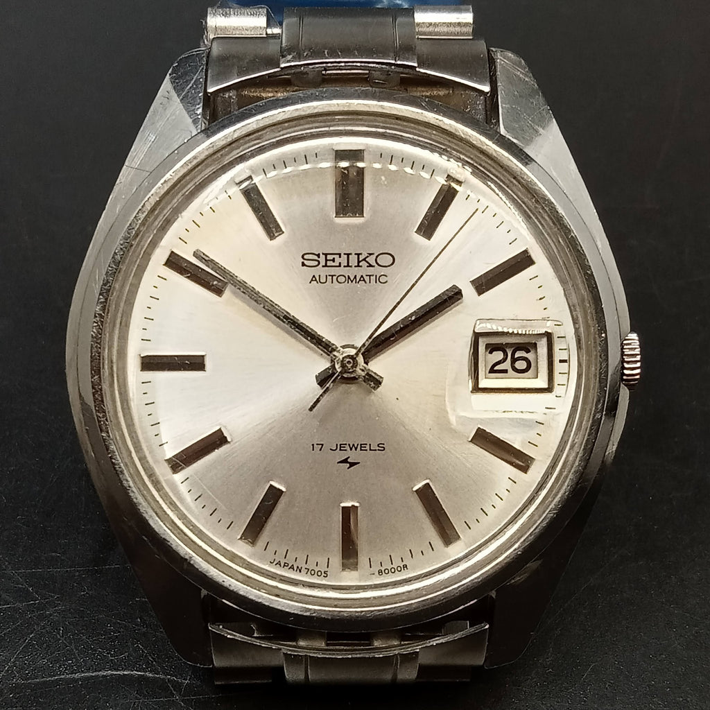 Birthday Watch June 1970! Seiko 7005-8000 Oversized 17J Automatic Watch (OH)