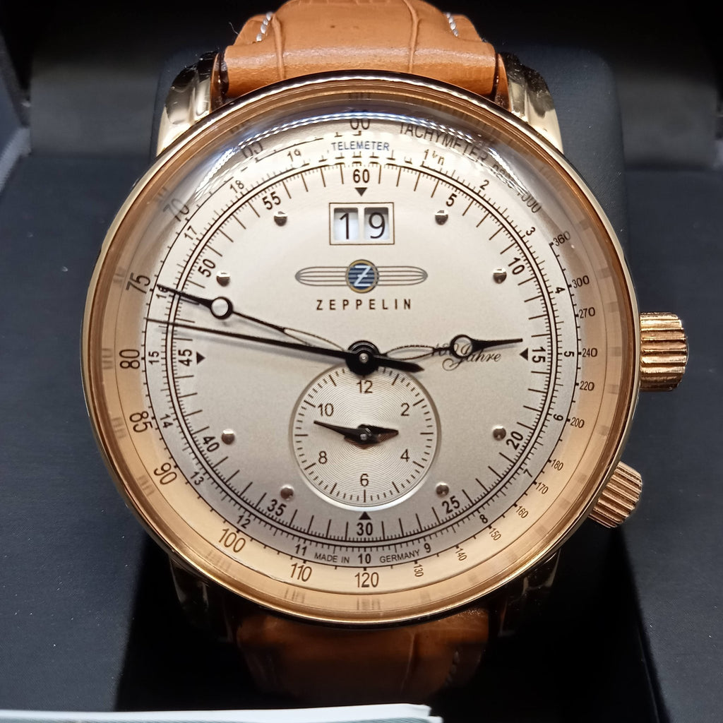 Discontinued! Zeppelin 100 Jarre (Years) Anniversary Ref: 7640-5 Special Edition Commemorative Quartz Watch (Serviced)