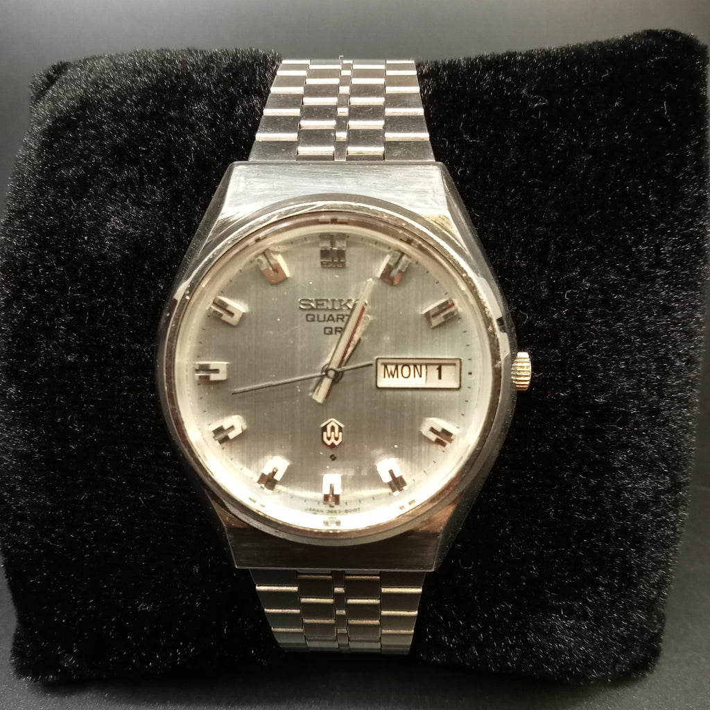 Birthday Watch June 1984! Seiko QR 3863-8010 Quartz JDM SUWA Watch (OH)