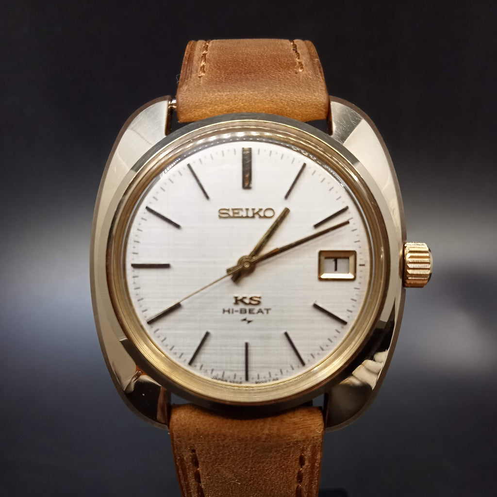 Collectible Birthday Watch July 1969! Seiko King 4502-8000 Gold Capped 25J DAINI Mechanical (OH)