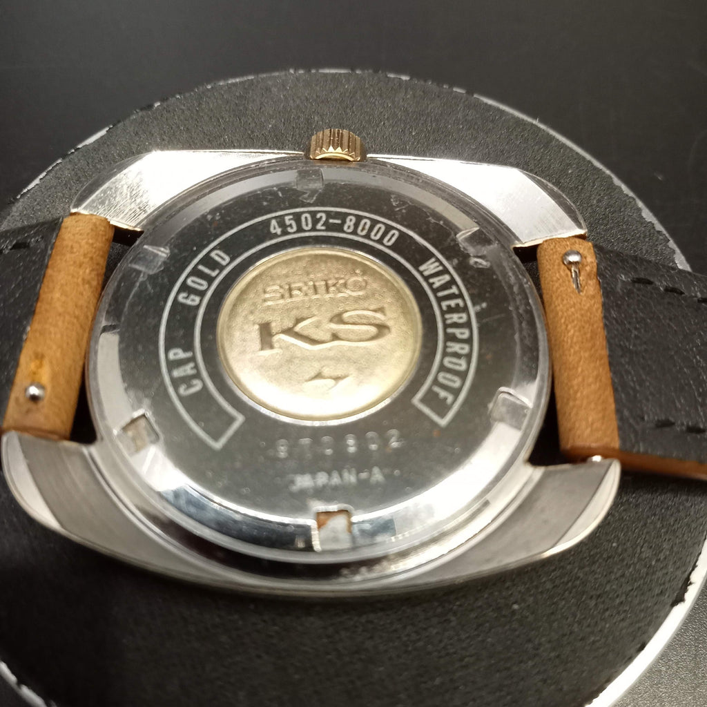 稼動 SEIKO KS キングセイコー 4502-8000 GOLD CAP WTS] 1969 King Seiko Hi-Beat 4502-8000 Cap Gold $475 : r/Watchexchange