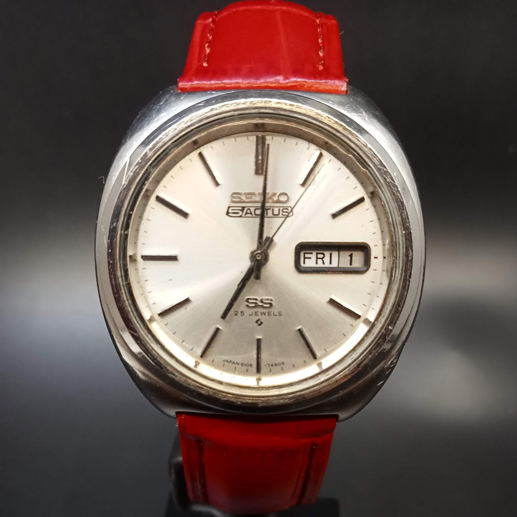 Birthday Watch October 1970! Seiko 5 Actus 6106-7460 SUWA 25J Automatic Watch (OH)