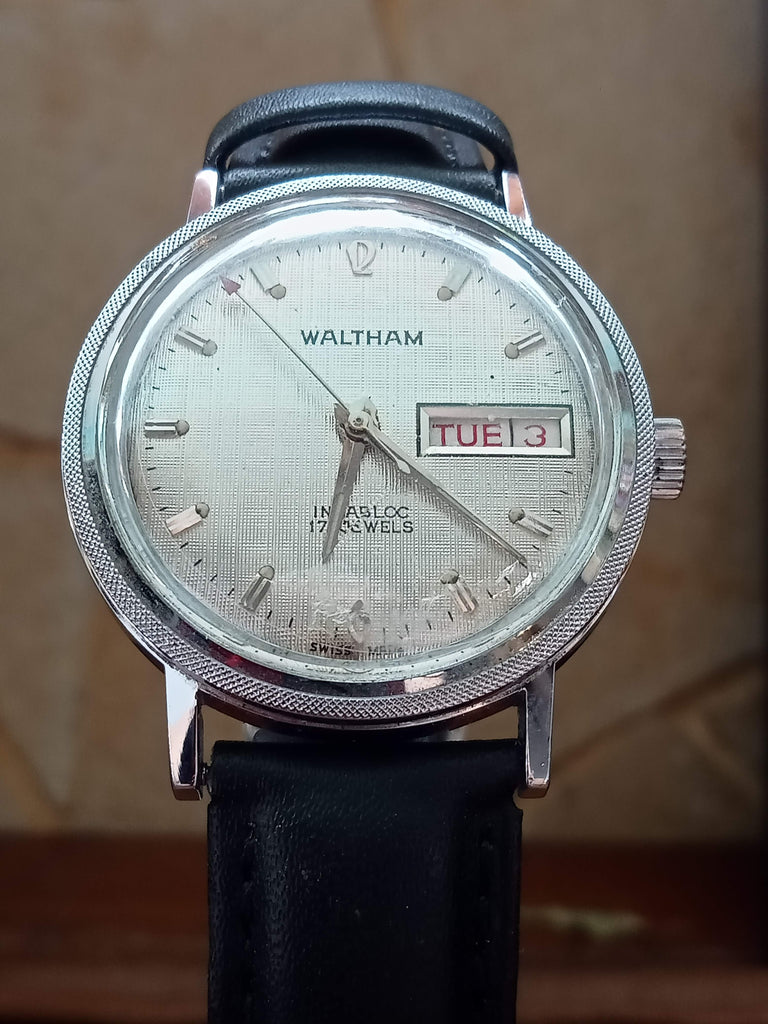 Collectible! Circa 1970s Waltham Cal B-260-C Incabloc 17J Mechanical Watch (Fully Serviced)