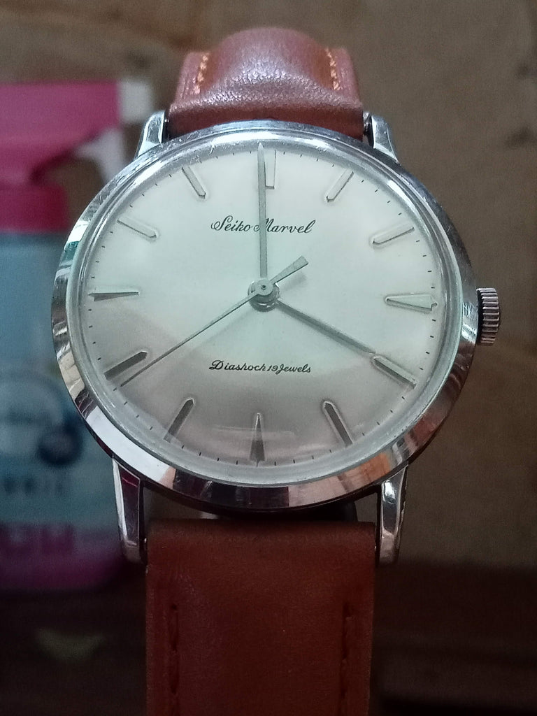Collectible! Circa 1960s Seiko Seikosha Marvel J14044 19 Jewel, Mechanical Watch (OH)