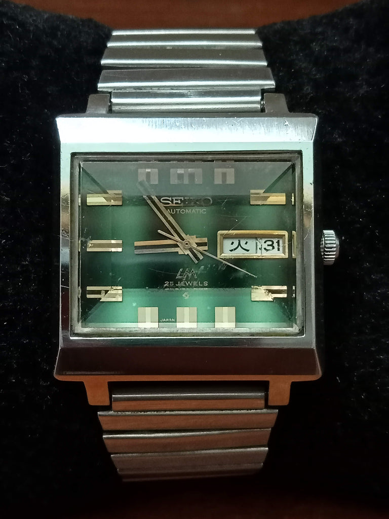 Birthday Watch July 1972! Seiko 5606-5080 Lord Matic Week-Dater TV SUWA 25J Automatic Watch (OH)