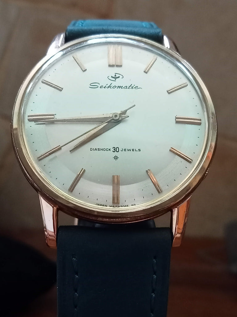 Birthday Watch February 1960! Seiko Cal 603 J15031D Seikomatic JDM 30J Gold-Filled Automatic Watch (OH)