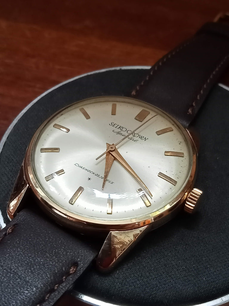 RESTORED! Collectible! Birthday Watch April 1964! Seiko Crown