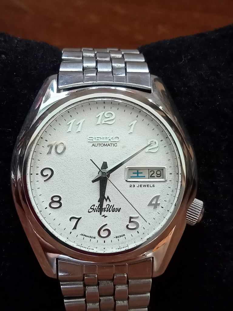 RESTORED! Collectible! Birthday Watch February 1977! Seiko 5216-8030 Lord Matic Silverwave JDM Hi-Beat Week-Dater DAINI 23J Automatic Watch (OH)