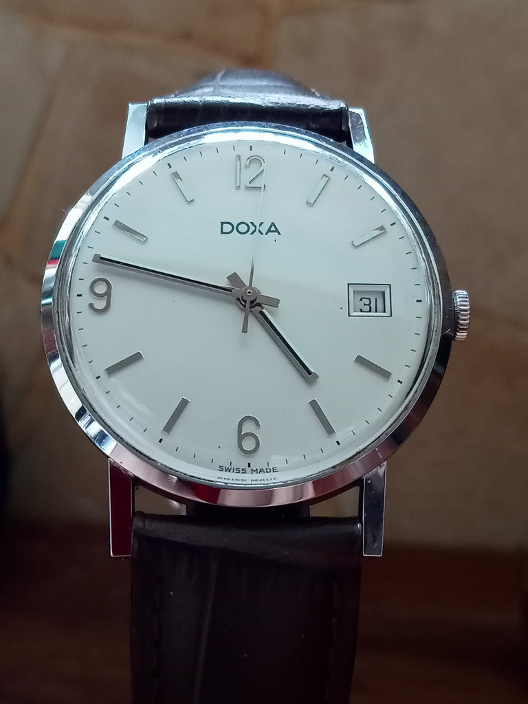 Restored! Doxa Swiss 1950-1960s M2852 17J Mechanical Movement
