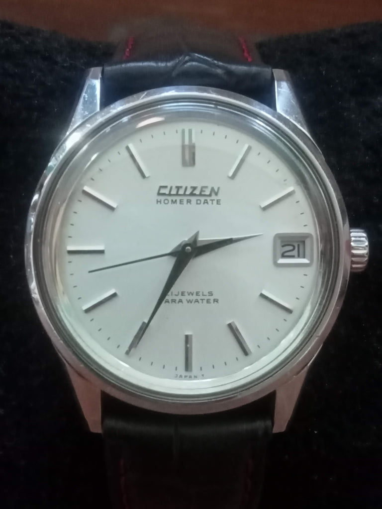 Birthday Watch September 1967! Citizen Homer Date I1307-SI 21J Automatic Watch (OH)