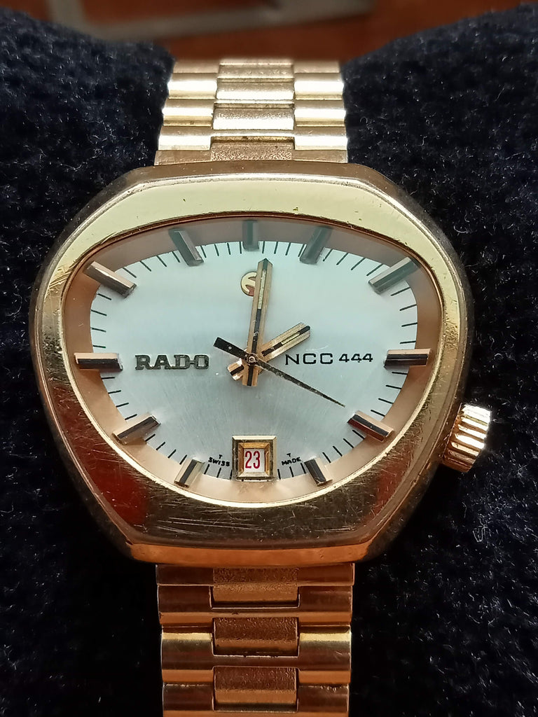 Collectible Circa 1970s! Rado NCC444 Ref: 7029 Lady "Cobra Head" Cal 2551 17J Automatic Watch (OH)