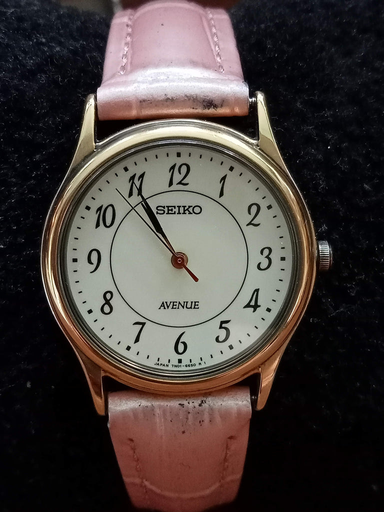 Birthday Watch March 2003! Seiko Avenue 7N01-6500 JDM Quartz Watch (OH)