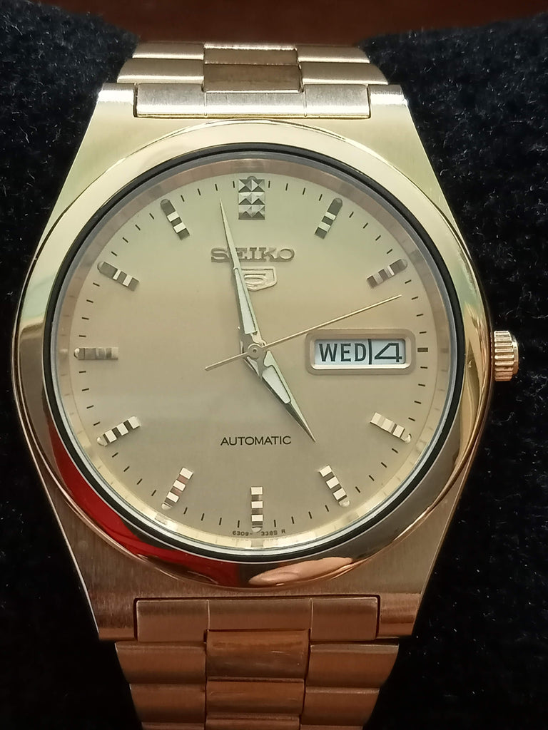 N.O.S Birthday Watch November 1980! Seiko 5 6309-8980 SUWA 17J Automatic Watch (OH)