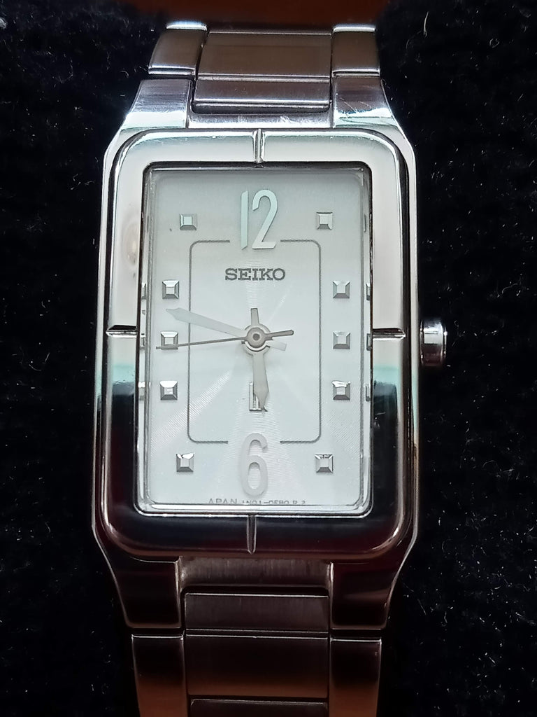 Birthday Watch October 1992! Seiko Lucia 1N01-0BZ0 "Tank" JDM Quartz Watch (OH)