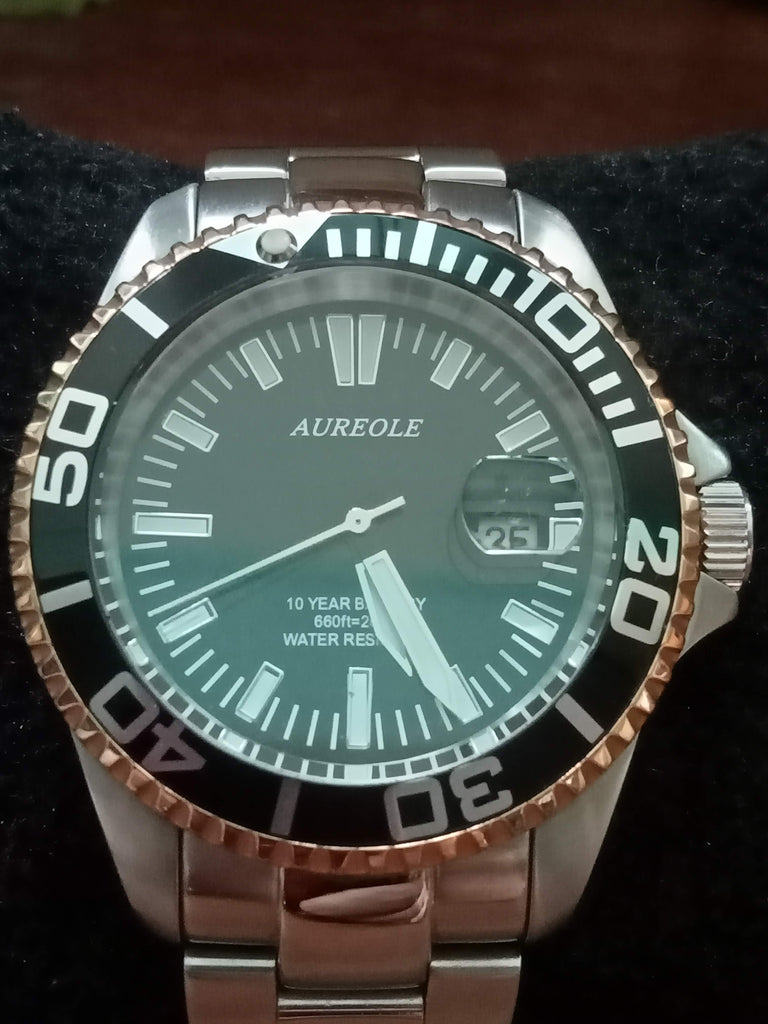 Circa 2014 Aureole SW-416M-A Quartz Divers Watch (OH)