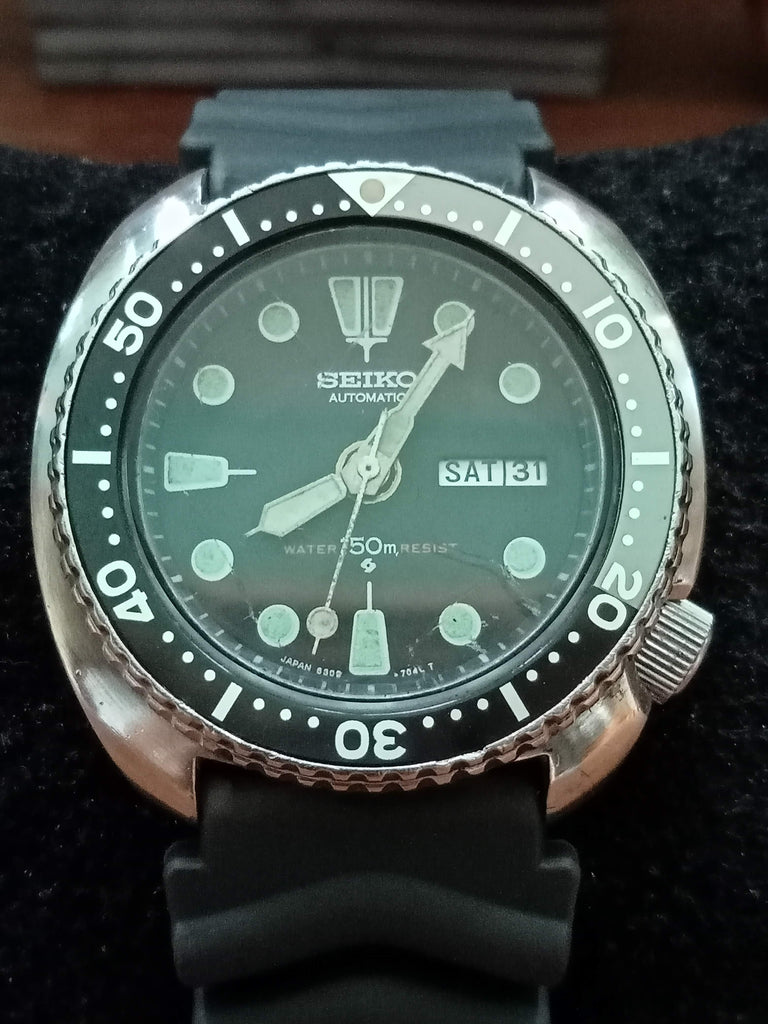NOS! Birthday Watch May 1981! Seiko 6309-7040 Turtle 4th Generation Diver's SUWA 17J Automatic Watch (OH)