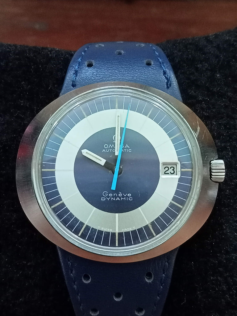 Collectible Birthday Watch 1968! Omega Geneve Dynamic Tool 107 Cal 565 Ref: 166.039 24J Automatic (OH)
