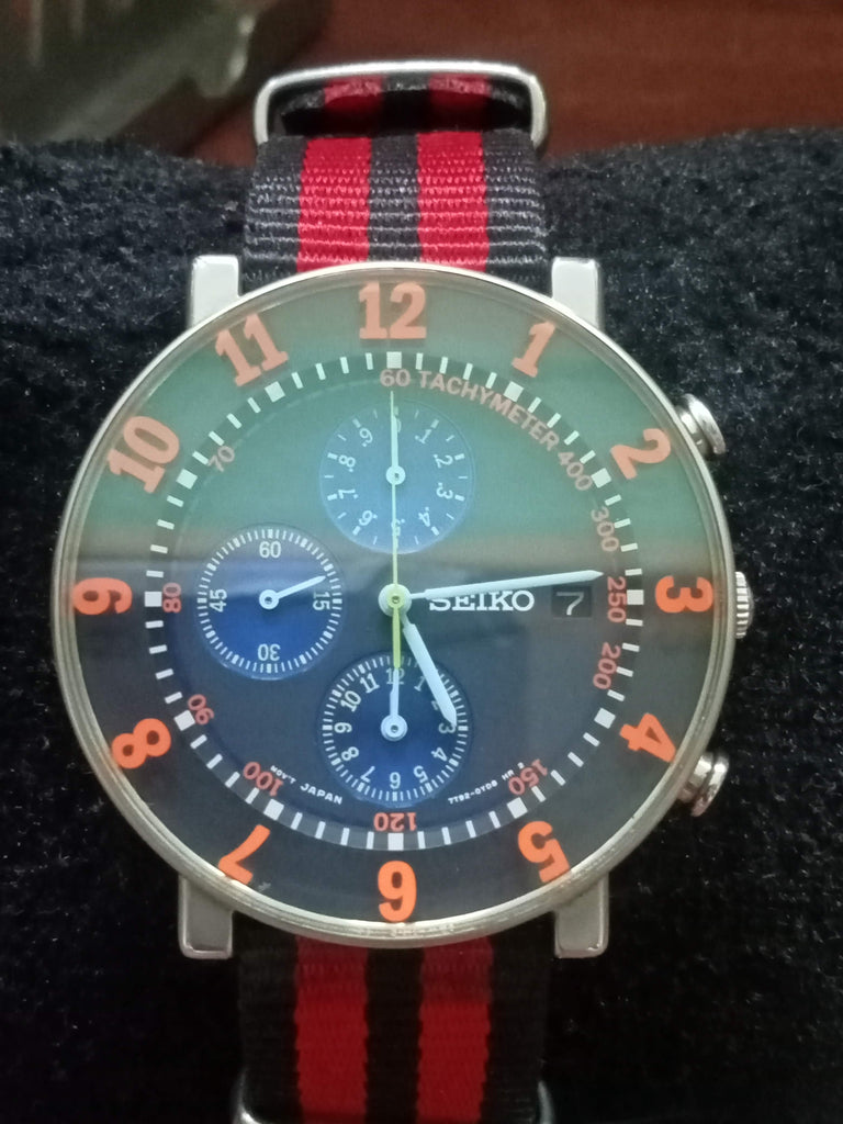 Collectible! Birthday Watch October 1997! Seiko Sottsass Associates 7T92-0SN0 JDM Quartz Watch (OH)