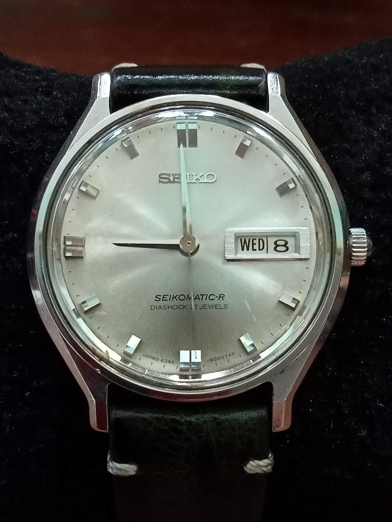 RESTORED! Birthday Watch July 1966! Seiko 8346-8000 Seikomatic-R SUWA JDM 27J Automatic Watch (OH)