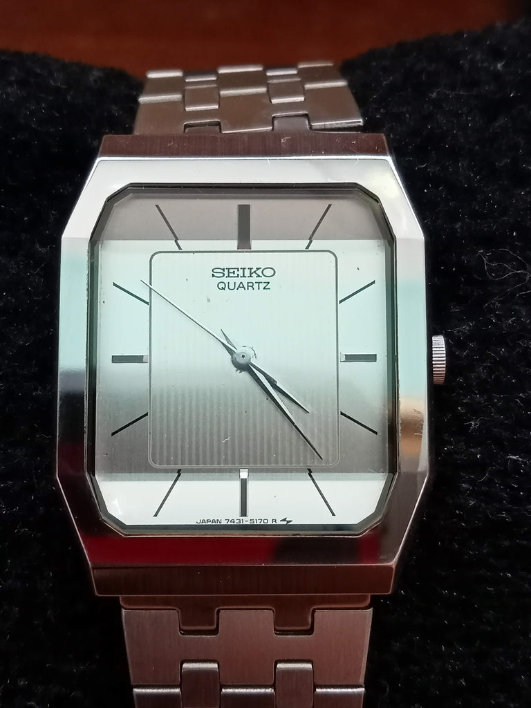Birthday Watch August 1985! Seiko 7431-5120 JDM Quartz Watch (OH)