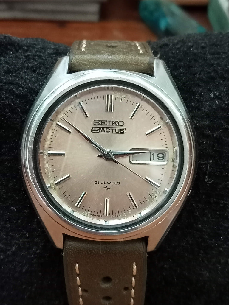 Birthday Watch September 1974 Seiko 5 Actus 7019-7060 DAINI 21J Automatic Watch (OH)