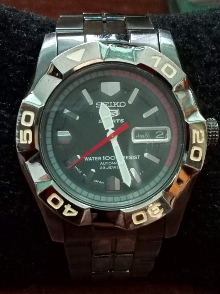 Birthday Watch January 2009! Discontinued! Seiko 5 Sports 7S36-02L0 Japan Made 23J Automatic Watch