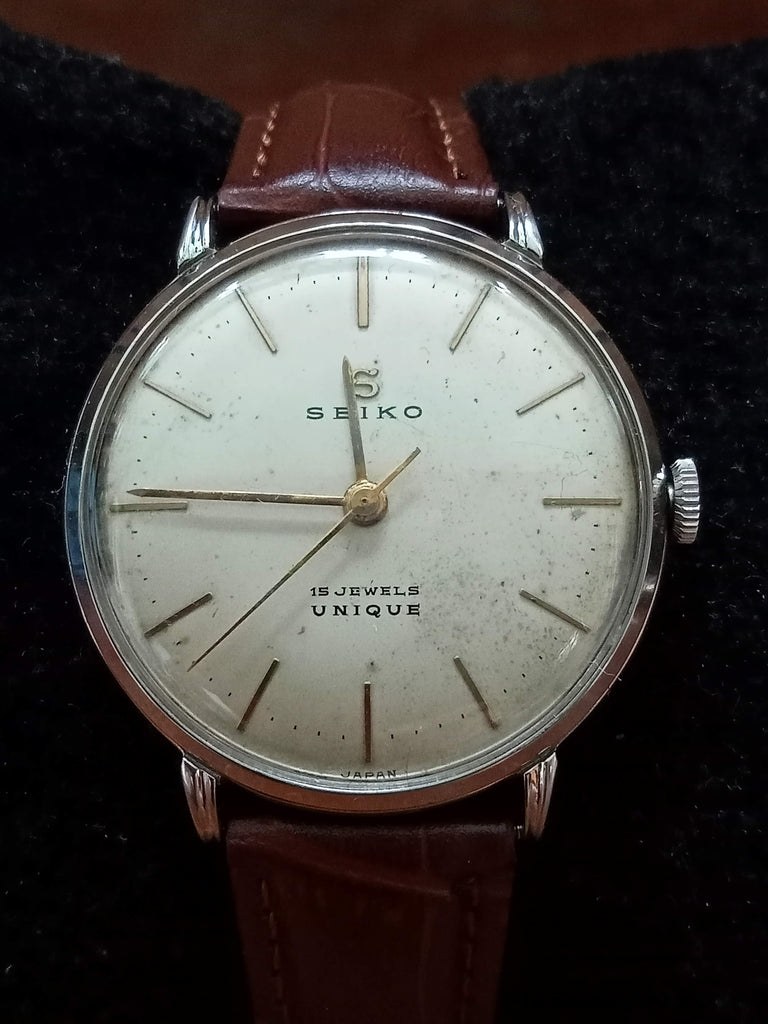 Collectible! Seiko Unique U14005 Seikosha 15 Jewel, Mechanical Watch (OH)