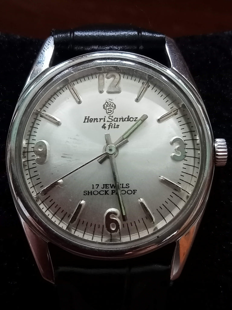 Collectible Henri Sandoz & Fils 17J Mechanical Watch (OH)