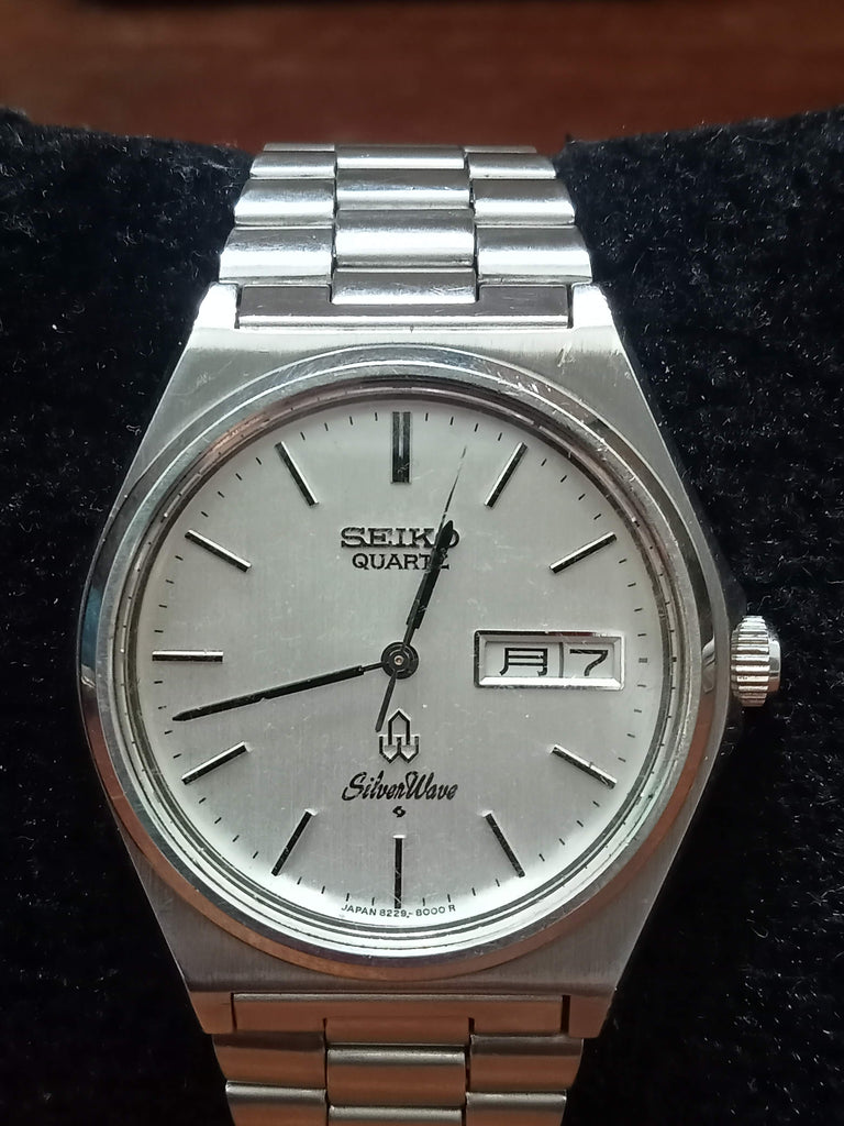 Birthday Watch August 1982 Seiko Silverwave 8229-8000 JDM Quartz Watch (OH)