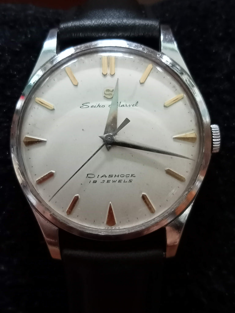 Collectible! Circa 1960s Seiko Seikosha Marvel J14038 19 Jewel, Mechanical Watch (OH)
