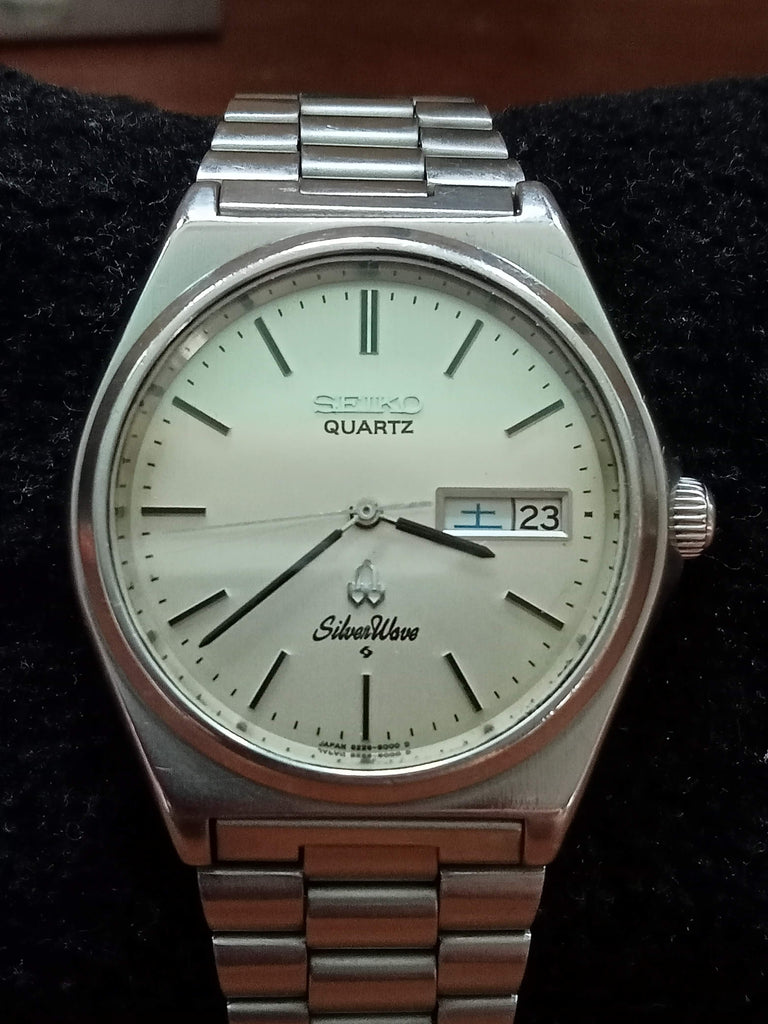 Birthday Watch October 1980 Seiko Silverwave 8229-8000 JDM Quartz Watch (OH)