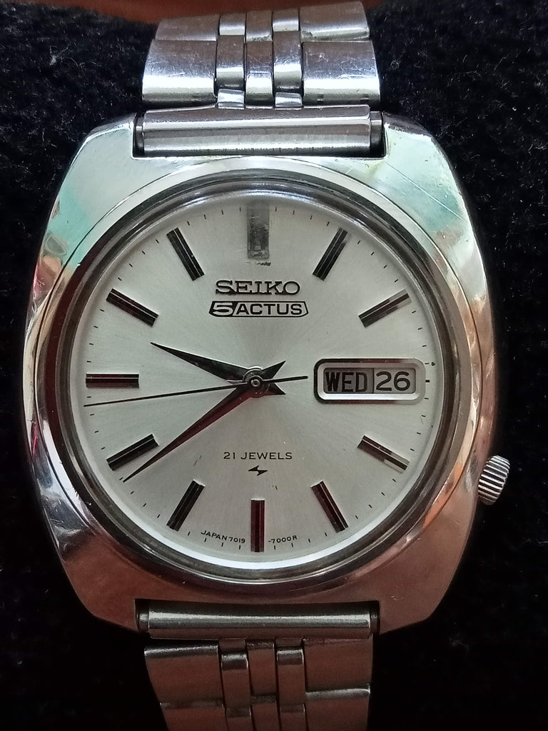 Birthday Watch February 1970 Seiko 5 Actus 7019-7000 DAINI 21J Automatic Watch (OH)